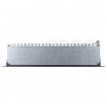 Patch panel RACK 19" kat.6A 24p FTP z półką 1U czarny NEKU