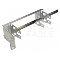 Patch panel telefoniczny RACK 19" 1U na 6 złączy LSA (60 par) NEKU