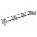 Patch panel telefoniczny RACK 19" 1U na 6 złączy LSA (60 par) NEKU