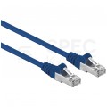 Patchcord FTP kat.5e kabel sieciowy LAN 2x RJ45 linka niebieski 2m Goobay