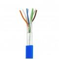 Patchcord FTP kat.5e kabel sieciowy LAN 2x RJ45 linka niebieski 2m NEKU