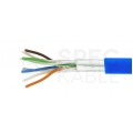 Patchcord FTP kat.5e kabel sieciowy LAN 2x RJ45 linka PVC niebieski 0,5m NEKU