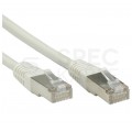 Patchcord FTP kat.5e kabel sieciowy LAN 2x RJ45 linka szary 0,5m VALUE
