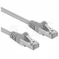 Patchcord FTP kat.5e kabel sieciowy LAN 2x RJ45 linka szary 15m Goobay