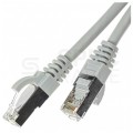 Patchcord FTP kat.5e kabel sieciowy LAN 2x RJ45 linka szary 1m ATEL