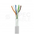 Patchcord FTP kat.5e kabel sieciowy LAN 2x RJ45 linka szary 2m