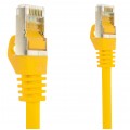 Patchcord FTP kat.5e kabel sieciowy LAN 2x RJ45 linka żółty 0,5m NEKU