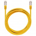 Patchcord FTP kat.5e kabel sieciowy LAN 2x RJ45 linka żółty 2m NEKU