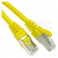 Patchcord FTP kat.5e kabel sieciowy LAN 2x RJ45 linka żółty 5m ATEL