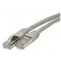 Patchcord FTP kat.6 kabel sieciowy LAN 2x RJ45 linka szary 0,5m