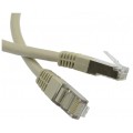 Patchcord S/FTP kat.6 PiMF kabel sieciowy LAN 2x RJ45 linka szary 1m VALUE