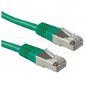 Patchcord S/FTP kat.6 PiMF kabel sieciowy LAN 2x RJ45 linka zielony 1,5m VALUE