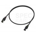 Patchcord S/FTP kat.6A LSOH kabel sieciowy LAN 2x RJ45 czarny z obrotowych klipsem identyfikacyjnym 0,25m WireArte MagicTouch