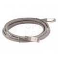 Patchcord S/FTP kat.6A PiMF kabel sieciowy LAN 2x RJ45 linka LSOH szary 3m Alantec