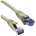Patchcord S/FTP kat.6A PiMF kabel sieciowy LAN 2x RJ45 linka PoE szary 5m VALUE