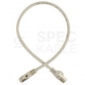 Patchcord S/FTP kat.7 PiMF kabel sieciowy LAN 2x RJ45 linka LSOH szary 2m NEKU