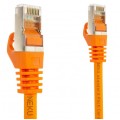 Patchcord S/FTP kat.7 PiMF kabel sieciowy LAN 2x RJ45 linka PoE pomarańczowy 10m NEKU