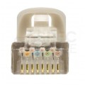 Patchcord S/FTP kat.7 PiMF kabel sieciowy LAN 2x RJ45 linka PoE szary 10m NEKU