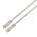 Patchcord S/FTP kat.7 PiMF kabel sieciowy LAN 2x RJ45 linka PoE szary 15m NEKU