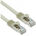 Patchcord S/FTP kat.7 PiMF kabel sieciowy LAN 2x RJ45 linka PoE szary 1m