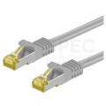 Patchcord S/FTP kat.7 PiMF kabel sieciowy LAN 2x RJ45 linka PoE szary 30m Goobay