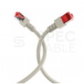 Patchcord S/FTP linka Kat.6 LSOH szary 0,25m