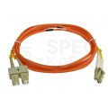 Patchcord światłowodowy FO MM LC-SC duplex 50/125 OM2 2m NEKU