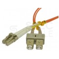 Patchcord światłowodowy FO MM LC-SC duplex 50/125 OM2 2m NEKU