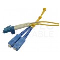 Patchcord światłowodowy FO SM LC-SC duplex 9/125 1m NEKU