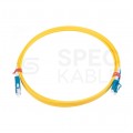 Patchcord światłowodowy FO SM LC/UPC-SC/UPC duplex 9/125 G.657A1 2.0mm LSZH żółty 1m PFOT