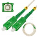 Patchcord światłowodowy FO SM SC/APC-SC/APC simplex 9/125 G.657A1 1m TELCOLINE