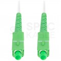 Patchcord światłowodowy FO SM SC/APC-SC/APC simplex 9/125 G.657A2 2,5m biały LANBERG
