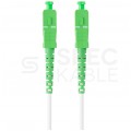 Patchcord światłowodowy FO SM SC/APC-SC/APC simplex 9/125 G.657A2 2,5m biały LANBERG