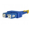 Patchcord światłowodowy FO SM SC-SC duplex 9/125 1m NEKU