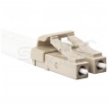 Patchcord światłowodowy MM LC/UPC-SC/UPC duplex 3mm OM4 magenta 0,5m LANBERG