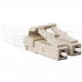 Patchcord światłowodowy MM LC/UPC-SC/UPC duplex 3mm OM4 magenta 3m LANBERG