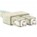 Patchcord światłowodowy MM SC/UPC-SC/UPC duplex 3mm OM4 magenta 2m LANBERG