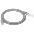 Patchcord U/UTP kat.6A kabel sieciowy LAN 2x RJ45 linka szary 7m Alantec