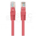 Patchcord UTP kat.5e kabel sieciowy LAN 2x RJ45 linka czerwony 0,5m LANBERG