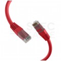 Patchcord UTP kat.5e kabel sieciowy LAN 2x RJ45 linka czerwony 10m EFB
