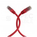 Patchcord UTP kat.5e kabel sieciowy LAN 2x RJ45 linka czerwony 10m EFB