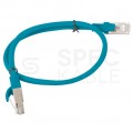 Patchcord UTP kat.5e kabel sieciowy LAN 2x RJ45 linka niebieski 0,5m LANBERG