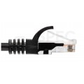 Patchcord UTP kat.5e kabel sieciowy LAN 2x RJ45 linka PVC czarny 7m NEKU