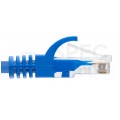 Patchcord UTP kat.5e kabel sieciowy LAN 2x RJ45 linka PVC niebieski 0,5m NEKU