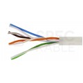 Patchcord UTP kat.5e kabel sieciowy LAN 2x RJ45 linka PVC szary 0,25m NEKU