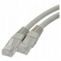 Patchcord UTP kat.5e kabel sieciowy LAN 2x RJ45 linka szary 0,5m