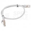 Patchcord UTP kat.5e kabel sieciowy LAN 2x RJ45 linka szary 0,5m LANBERG