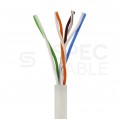 Patchcord UTP kat.5e kabel sieciowy LAN 2x RJ45 linka szary 0,5m NEKU