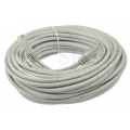 Patchcord UTP kat.5e kabel sieciowy LAN 2x RJ45 linka szary 15m