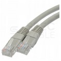 Patchcord UTP kat.5e kabel sieciowy LAN 2x RJ45 linka szary 15m